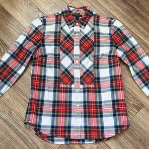 J. Crew Plaid Tartan Top Shirt